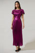 Rina Metallic Aspen Maxi Dress